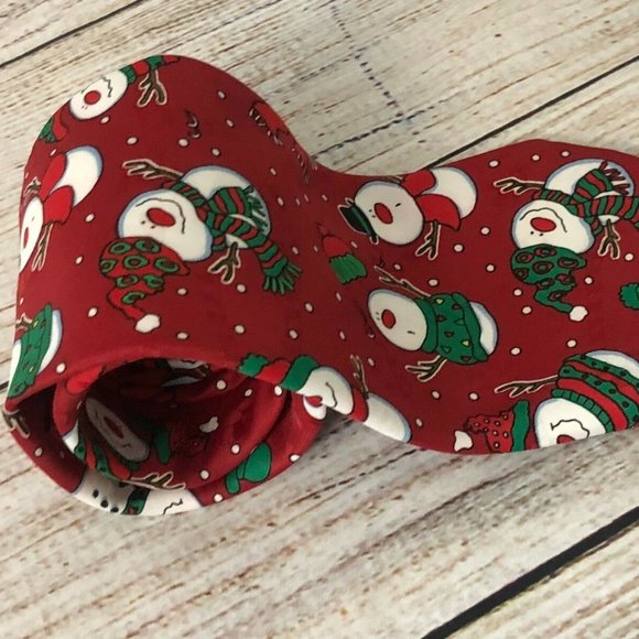 Hallmark Snowman Ugly‎ Christmas Neck Tie Party - Picture 7 of 8